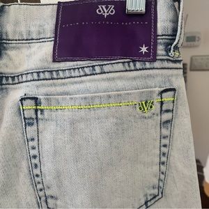 Denim by Victoria Beckham slim fit jeans bleached premium denim
